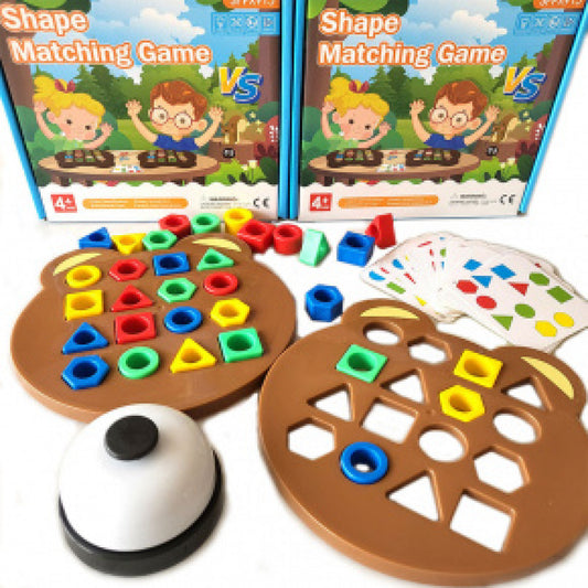 Kit Jogo Quebra Cabeça Encaixe Rápido C/ Peças Geométricas