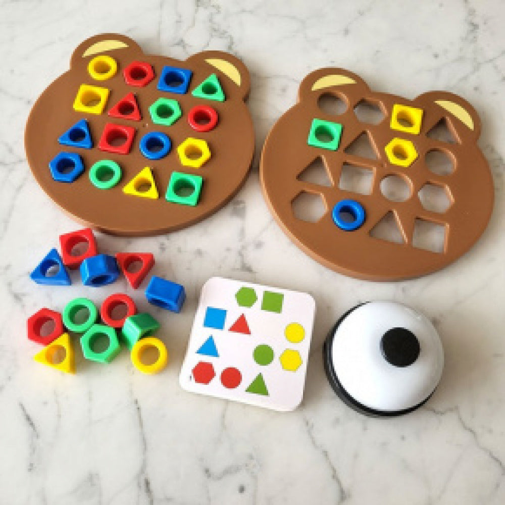 Kit Jogo Quebra Cabeça Encaixe Rápido C/ Peças Geométricas