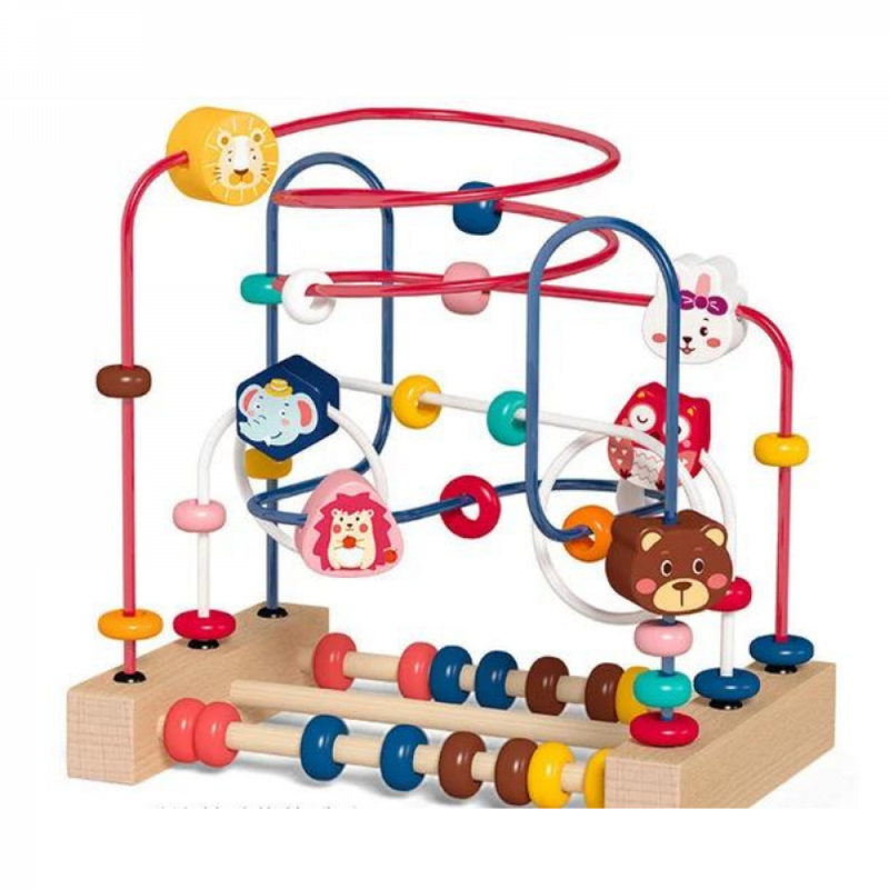 Labirinto Montanha Russa Montessori Animais E Frutas