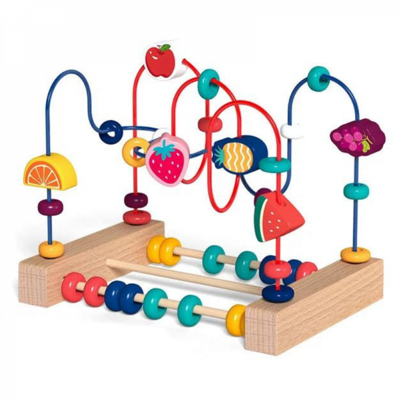 Labirinto Montanha Russa Montessori Animais E Frutas