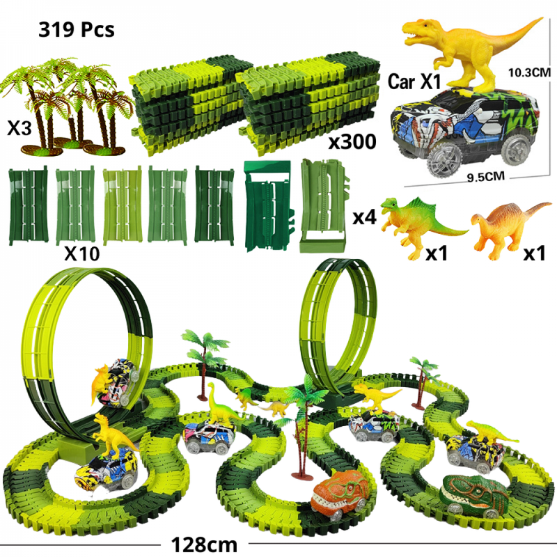 Pista De Montar Dino Turbo