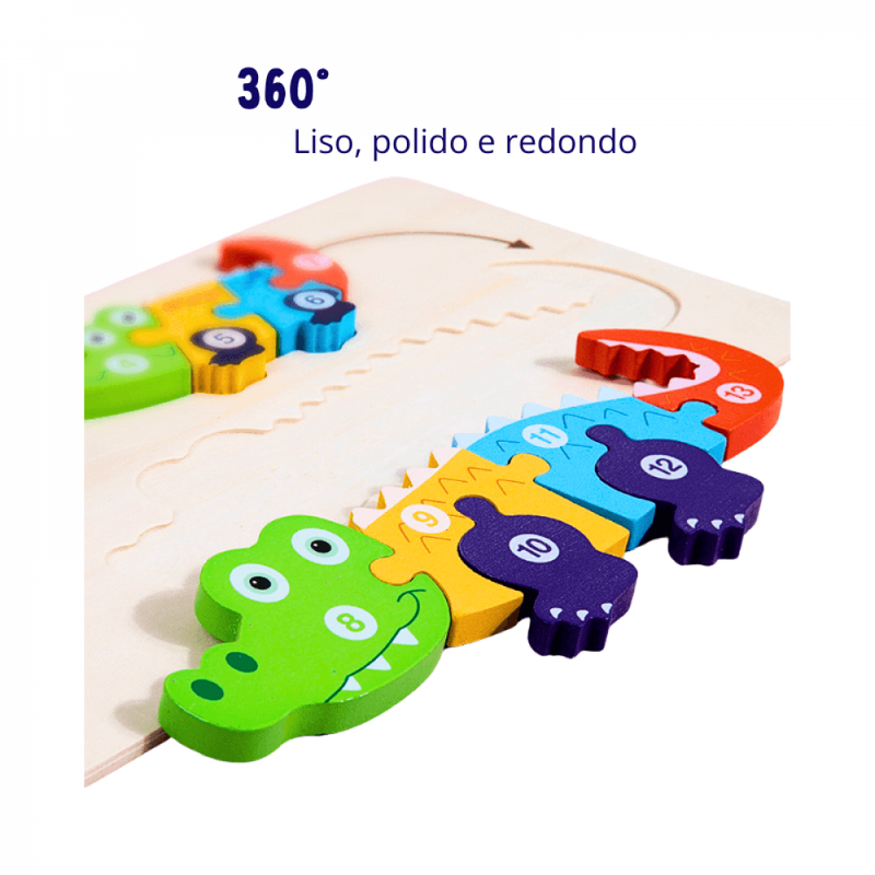 Quebra-Cabeça Educacional Montessori 3D Ciclo De Vida