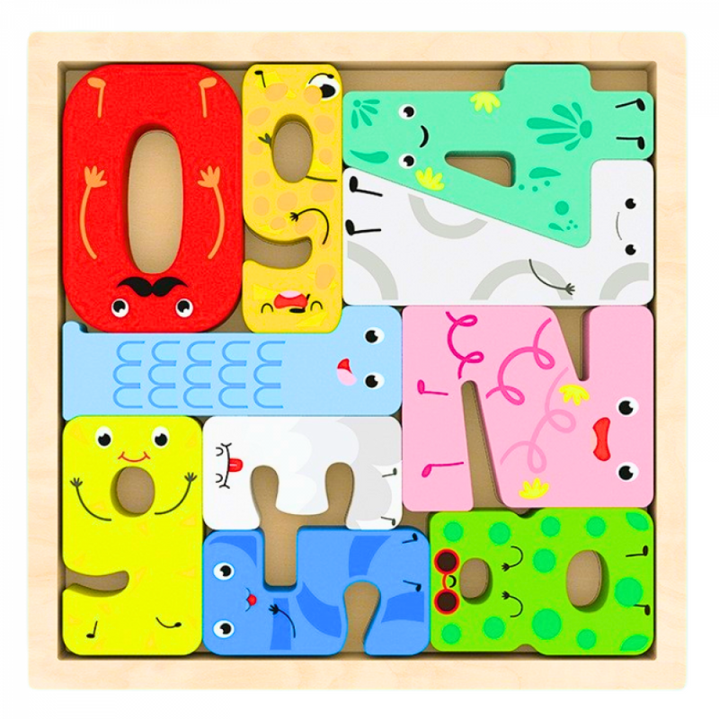 Quebra-Cabeça Montessori Quadro 3D