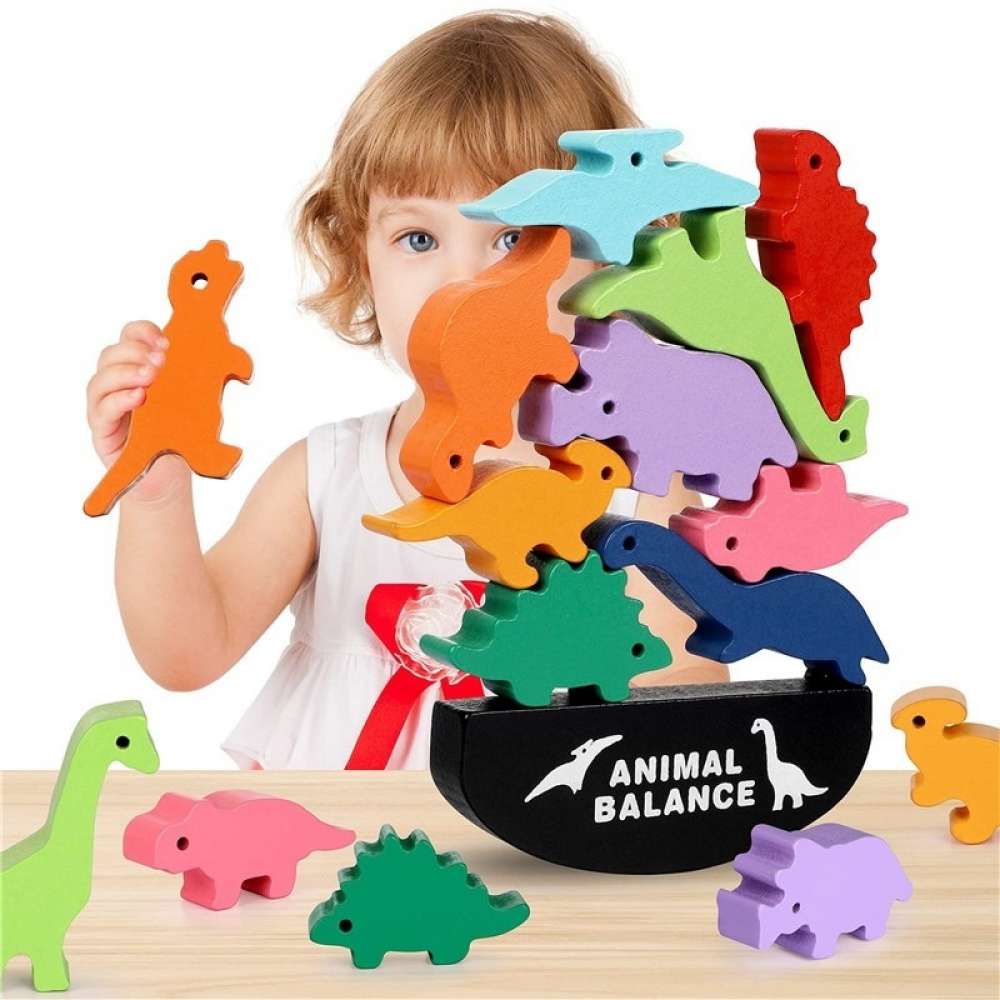 Quebra-cabeça Montessori Animais Equilibristas