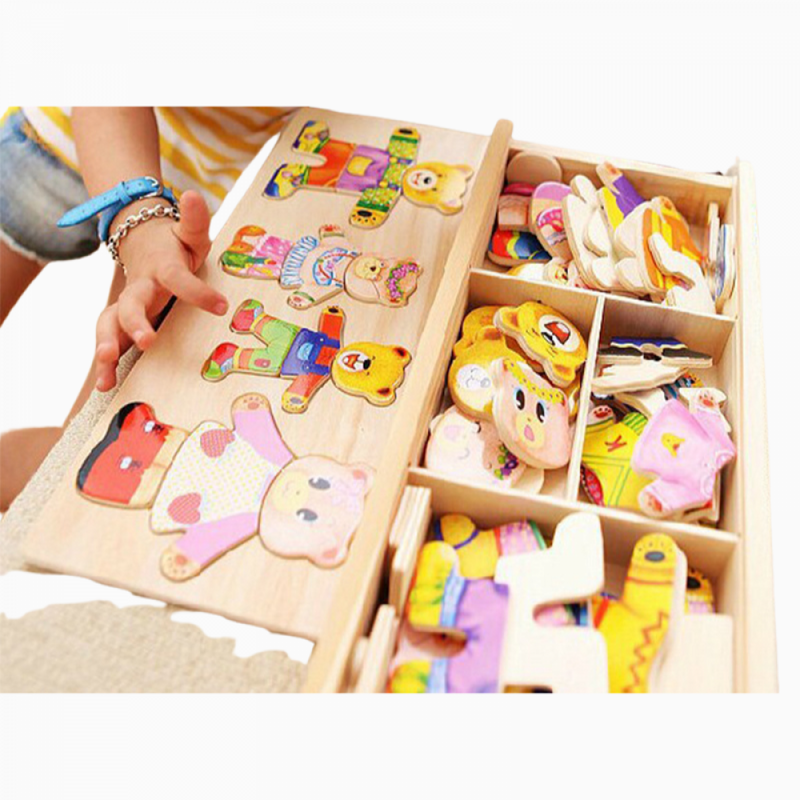 Quebra Cabeça Montessori Mix-Match