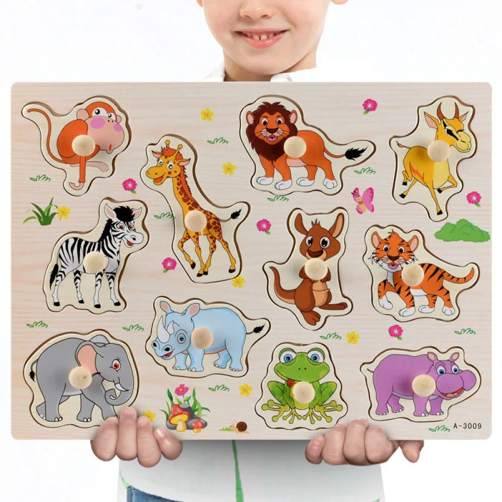 Quebra-Cabeça Montessori Animais