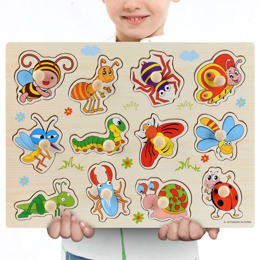 Quebra-Cabeça Montessori Animais