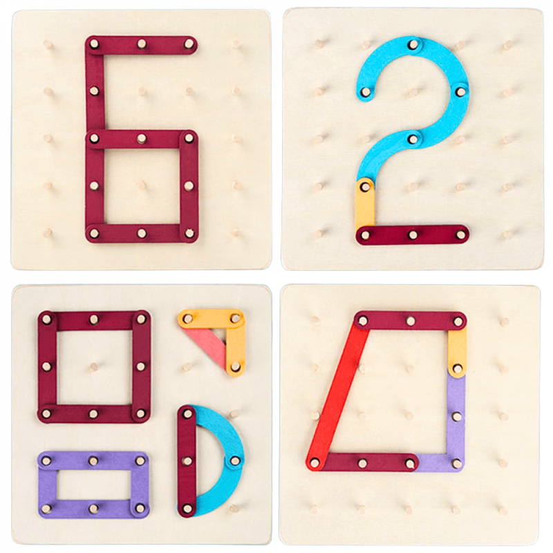 Jogo Montessori Quebra-Cabeça Forma Sprint