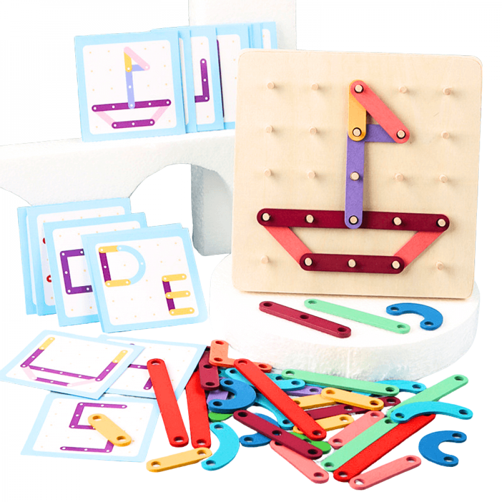 Jogo Montessori Quebra-Cabeça Forma Sprint