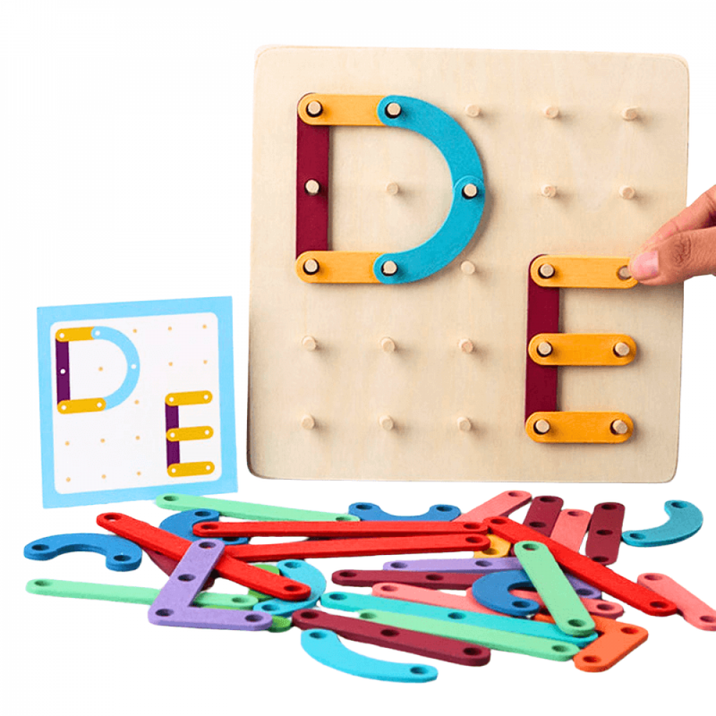 Jogo Montessori Quebra-Cabeça Forma Sprint