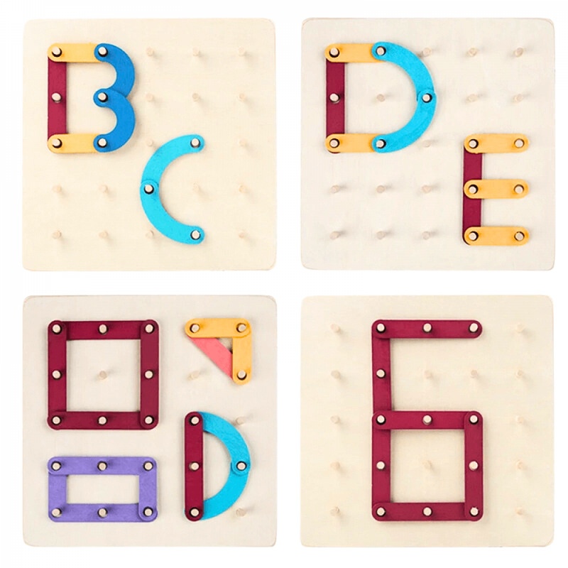 Jogo Montessori Quebra-Cabeça Forma Sprint