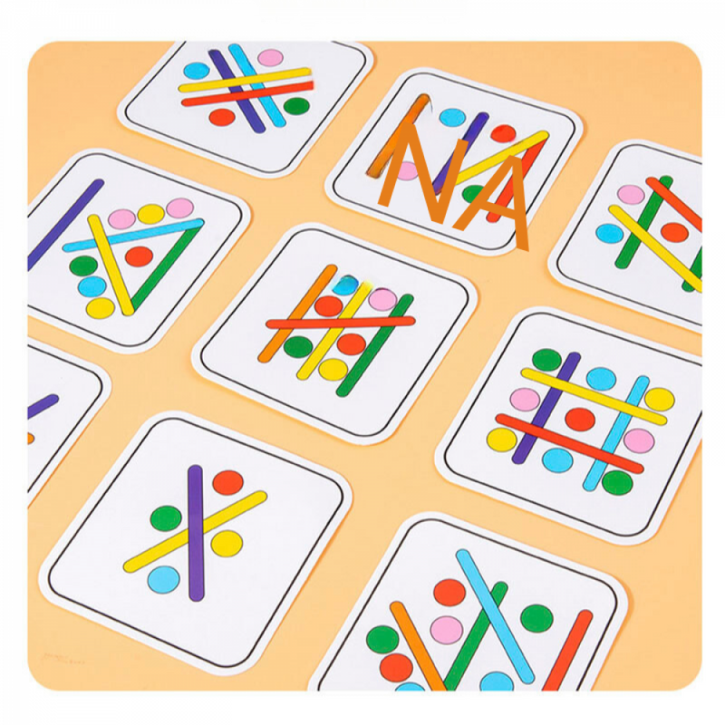 Jogo Quebra-Cabeça Montessori Challenge Varas e Discos