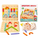 Jogo Quebra Cabeça Montessori Creative Board Construção Geométrica