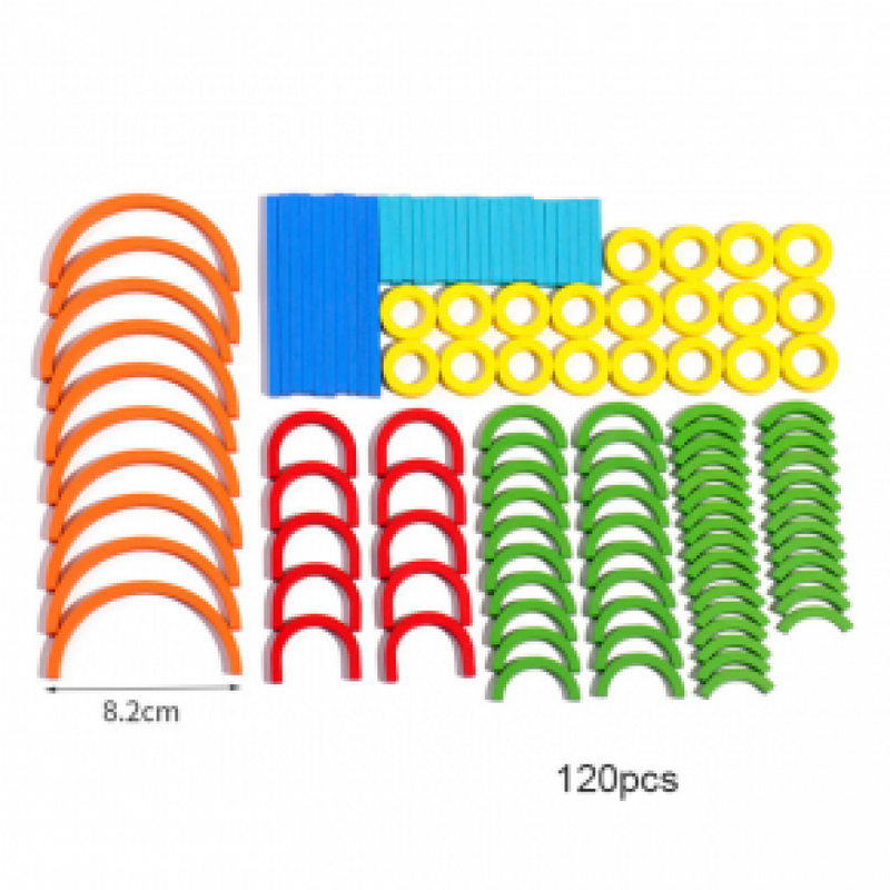 Jogo Quebra Cabeça Montessori SmartPlay Varas e Anéis