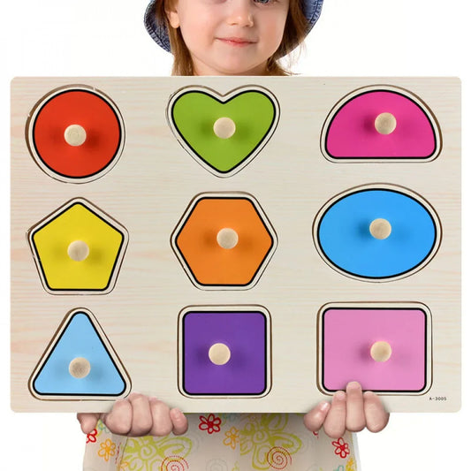 Quebra-Cabeça Montessori Formas Geométricas