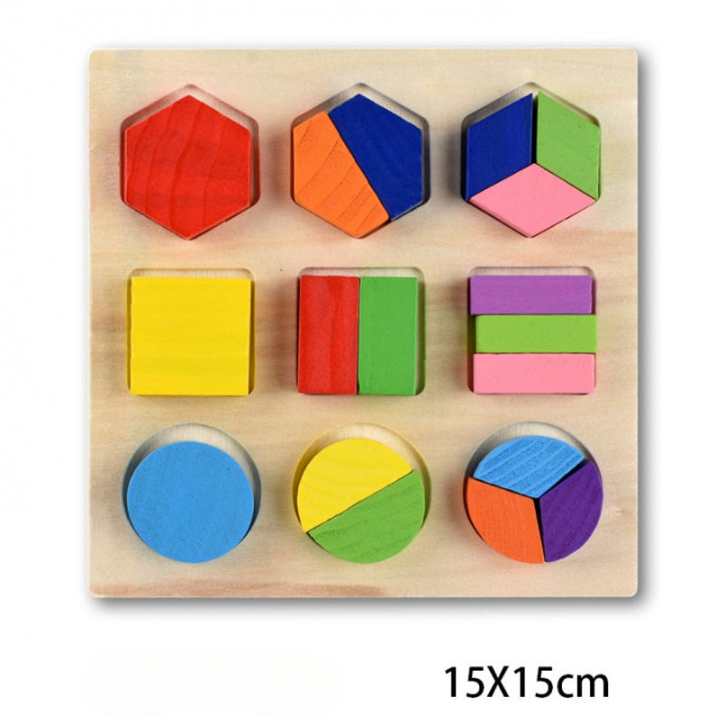 Quebra-Cabeça Montessori Formas Geométricas