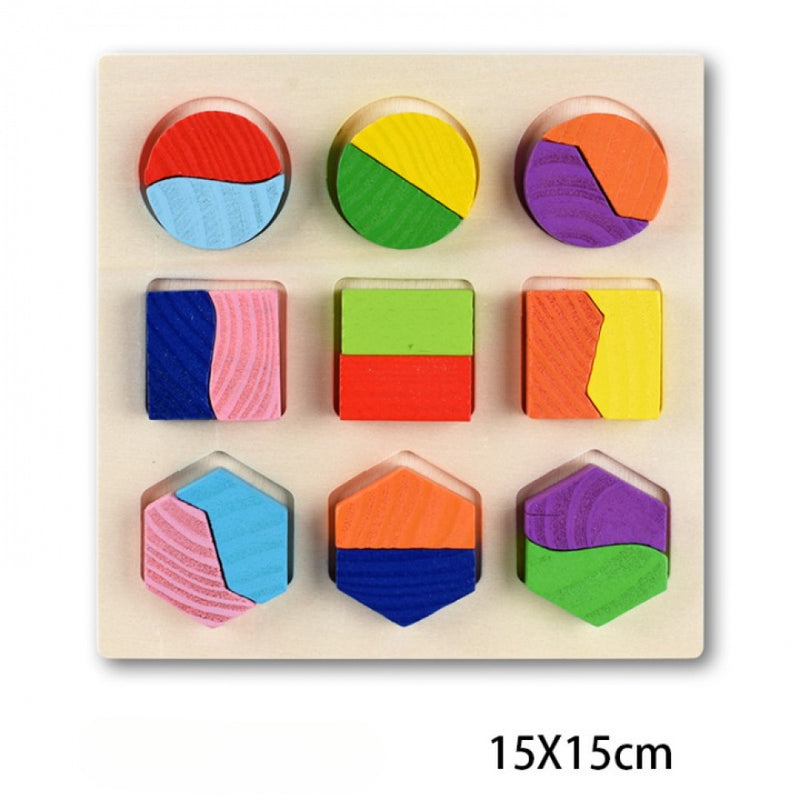 Quebra-Cabeça Montessori Formas Geométricas