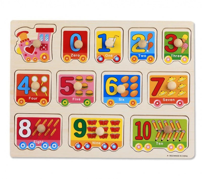 Quebra-Cabeça Montessori Números e Letras