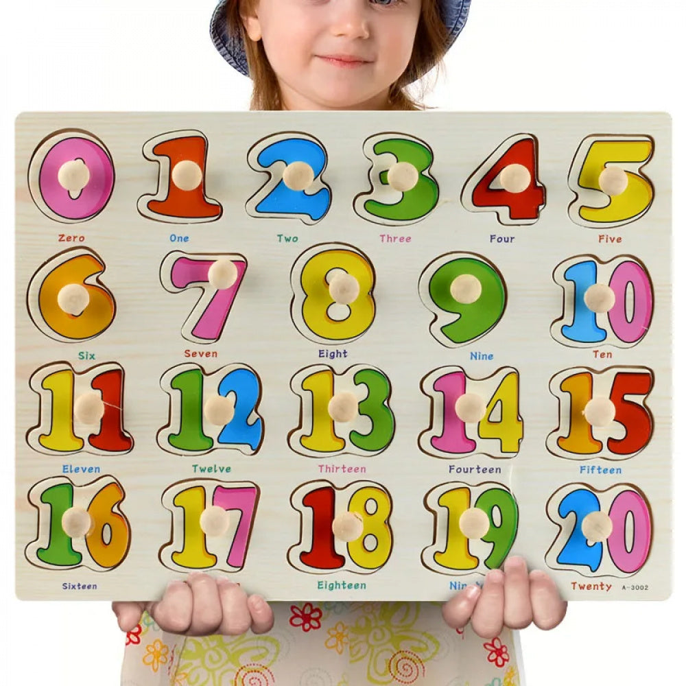 Quebra-Cabeça Montessori Números e Letras