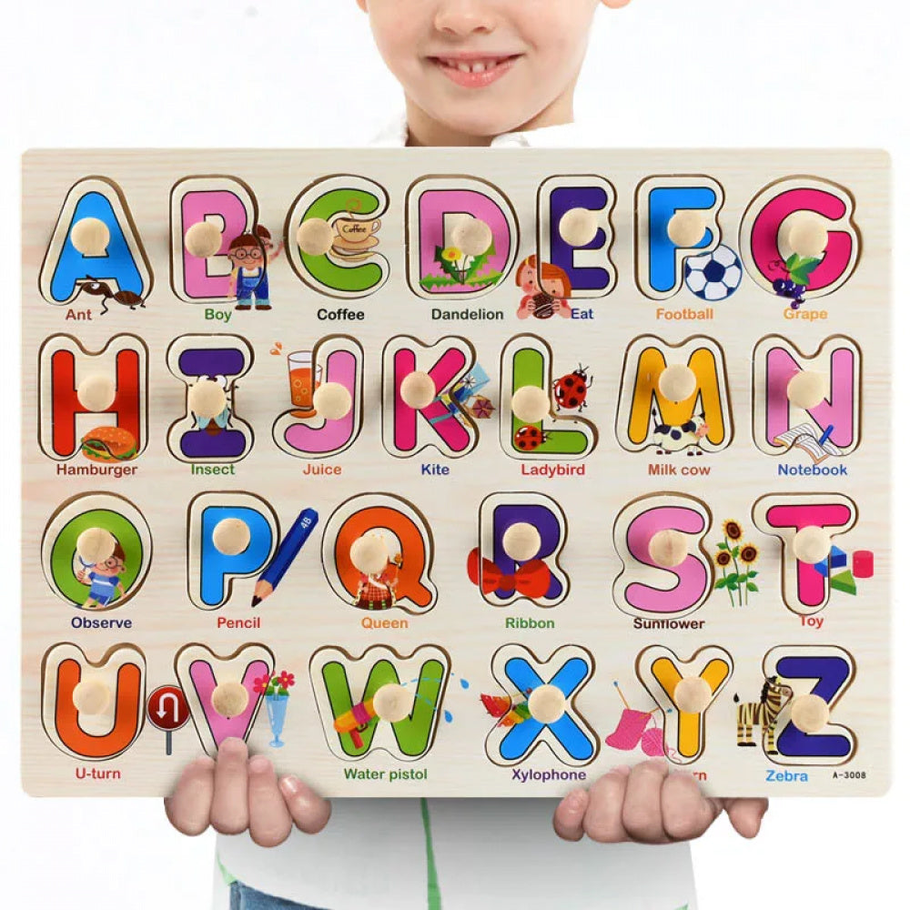Quebra-Cabeça Montessori Números e Letras