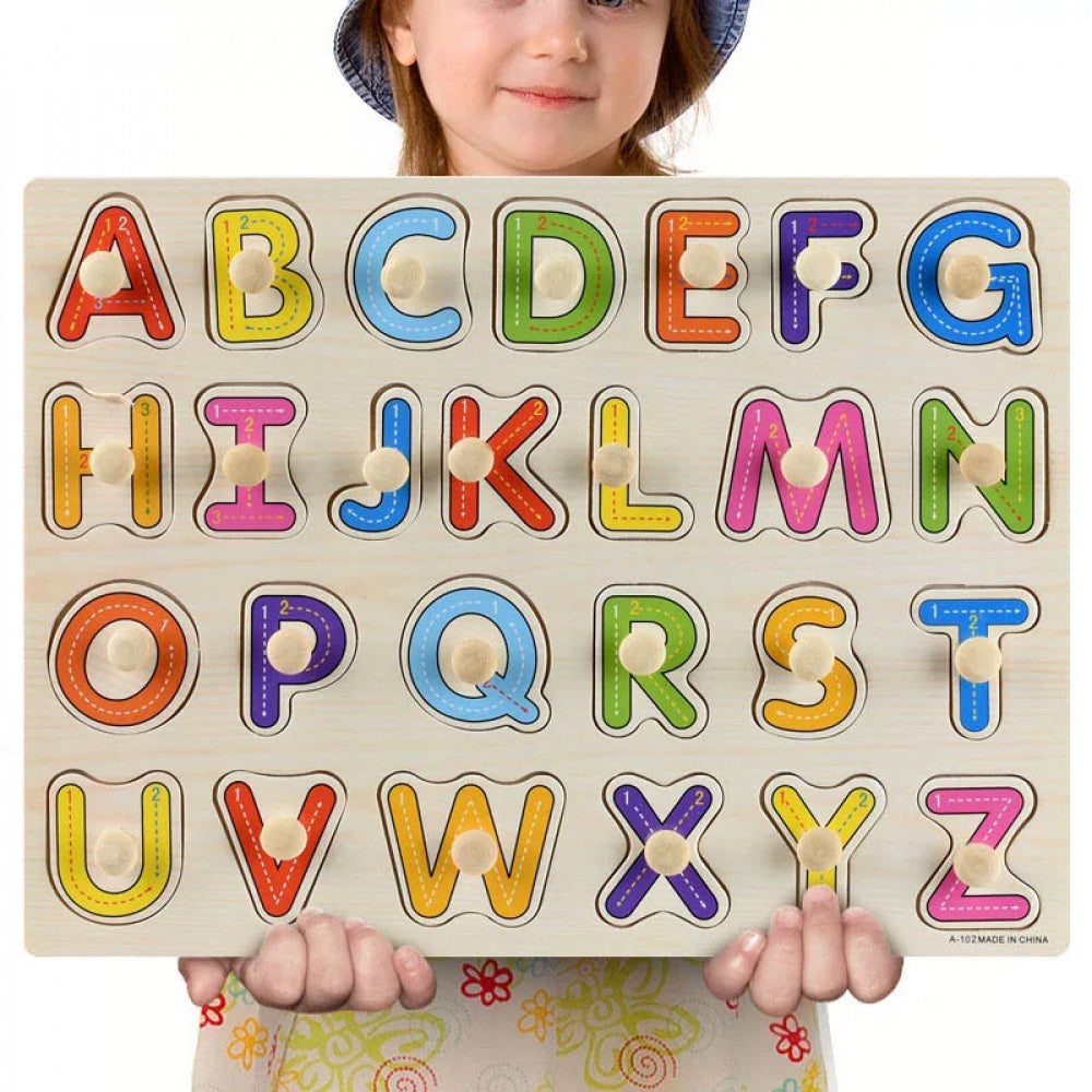 Quebra-Cabeça Montessori Números e Letras