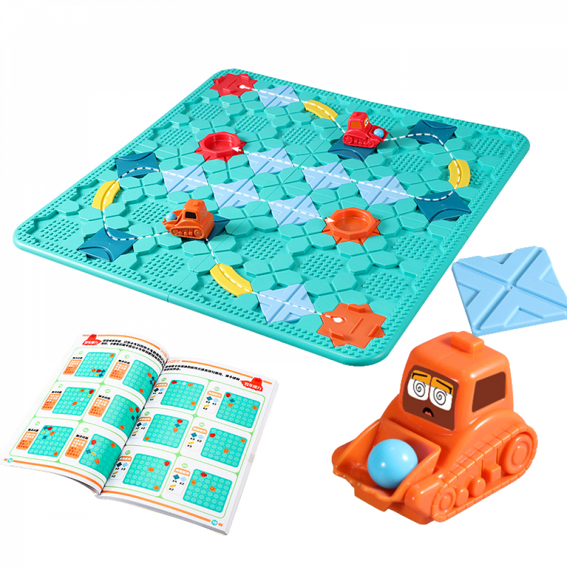 Quebra-Cabeça Tractor Route Construção De Estrada