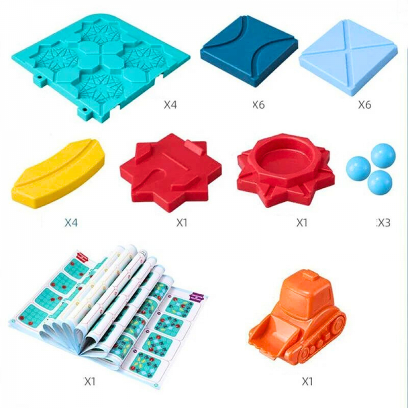 Quebra-Cabeça Tractor Route Construção De Estrada