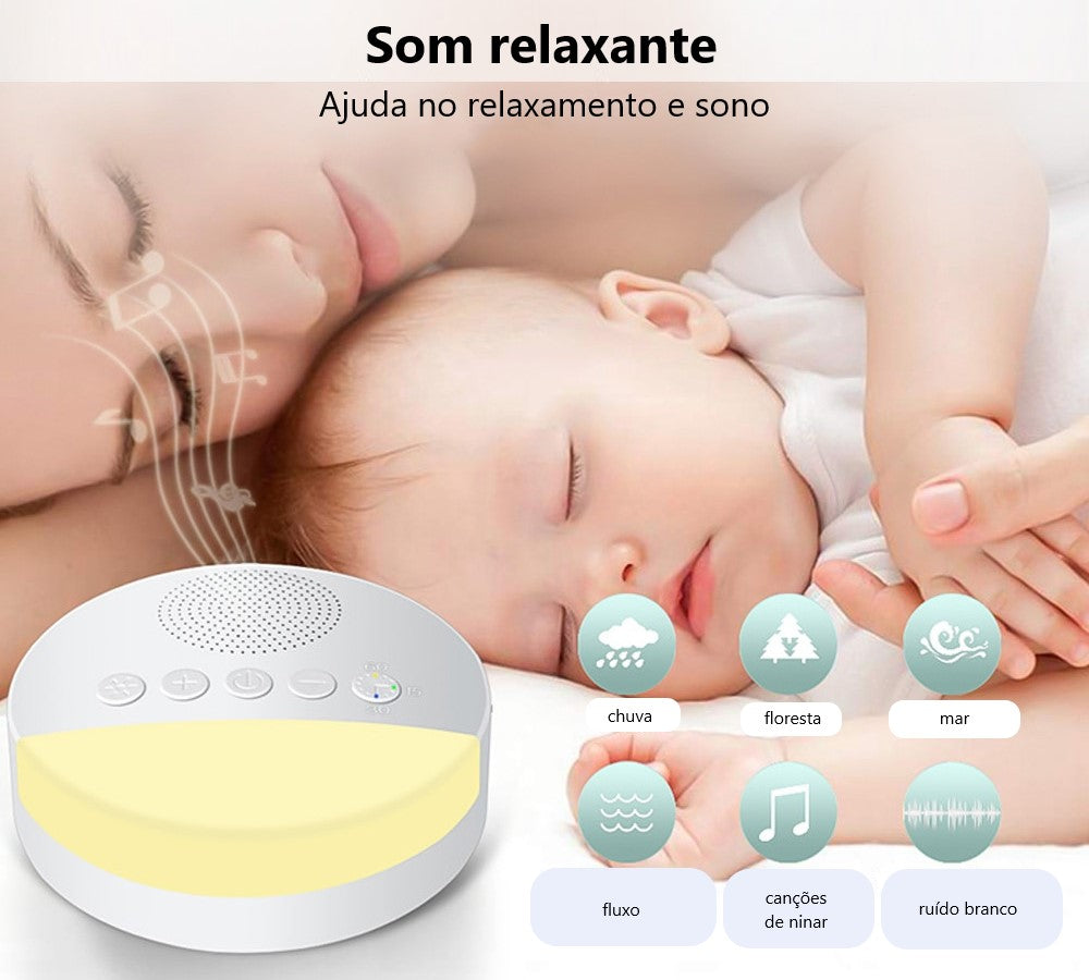 Aparelho De Ruído Branco Para Bebê Relaxar E Dormir