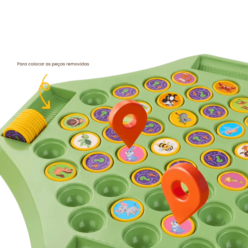 Tabuleiro Jogo de Memória Turn-turn
