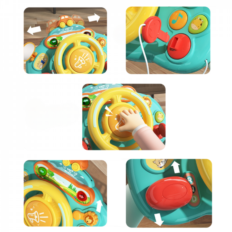 Volante Interativo e Sensorial Back School c/ Sons